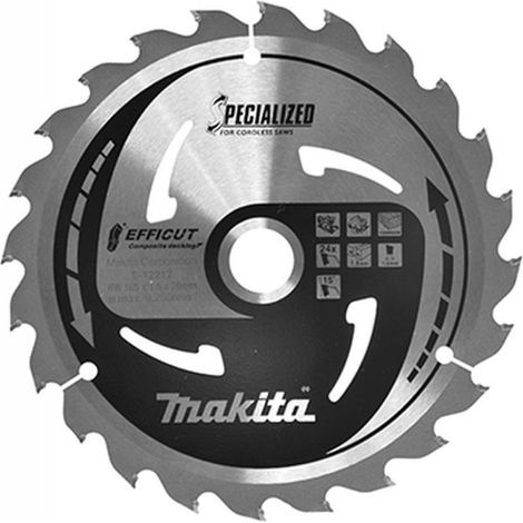 Makita  E-12217 Kreissägeblatt 165 x 20 x 1.5 mm Zähneanzahl: 24 1 St.