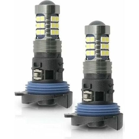 2 pièces HP24W LED ampoules de feux de jour avec base DRL ampoule de lumière du jour pour Peugeot 3008 5008 2009-2016 Citro (1/3)