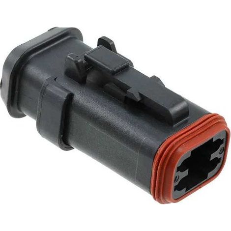 Connettore Serie DT Maschio 4 Vie Nero CE13