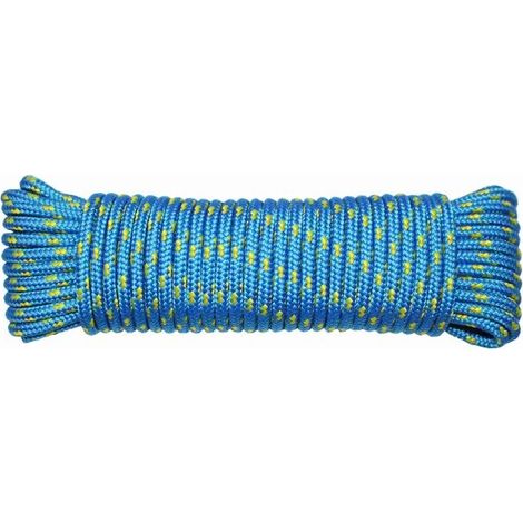 CUERDA TRENZ. 05MM NYL AZ/AM TENDEDERO HYC 20 MT