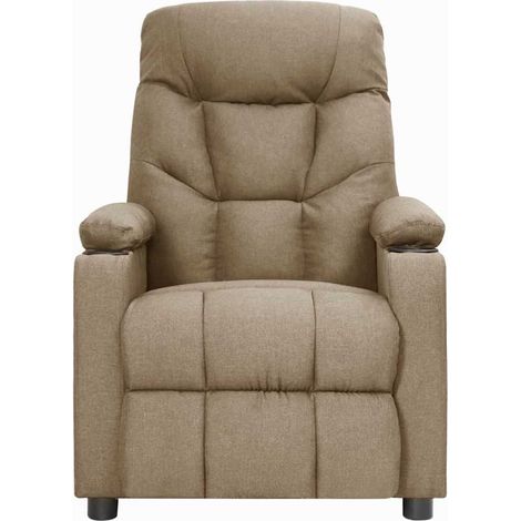 Maison Exclusive - Relaxsessel Taupe Stoff (1/5)