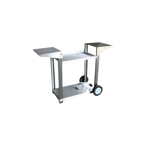 Chariot Plancha 2 Feux Inox - Plancha Tonio
