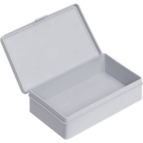 Alutec 66017 Scatola a cerniera (L x L x A) 136 x 87 x 35 mm Grigio 1 pz.