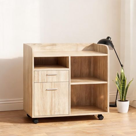 Meuble de rangement de bureau rovere 80 x 40 x 72 cm (1/5)