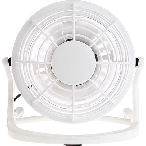 Tischventilator – Mini-USB-Metallventilator – 360° verstellbarer Neigungswinkel – Für Homeoffice und Arbeitszimmer – 1 Stück (1/5)