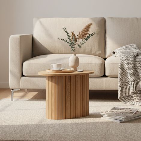Tavolino laterale in rovere ecologico (1/5)