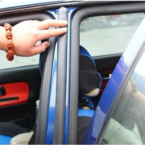 Joint d'étanchéité en caoutchouc pour montant B de portière de voiture, anti-rayures, insonorisant, auto-adhésif, anti-poussière, montant central (1/5)
