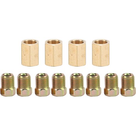 de 12 raccords de conduite de frein filetage 3 8 po 24