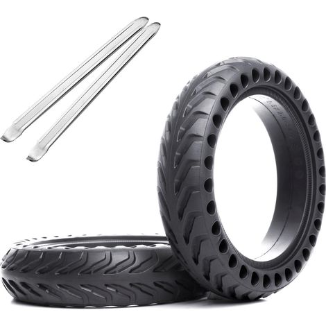 Pneus pour trottinette électrique Xiaomi avec outils – Increvables 8,5 pouces – Lot de 2 (1/3)