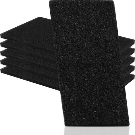 Paquete de 6 filtros de repuesto para secadoras Bauknecht Privileg Whirlpool HX 481010354757, 225 x 107 x 8 mm, fabricados con esponja filtrante. Filtros de repuesto para secadoras de condensación y b (1/4)