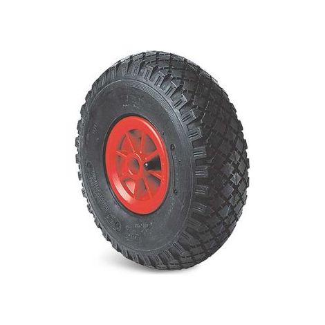 Roue de chariot Pneumatique Guitel Hervieu Ø 260mm, l. 85mm, Ø alésage 20mm, Roulement à rouleaux, 150kg max ( Prix pour 1 )