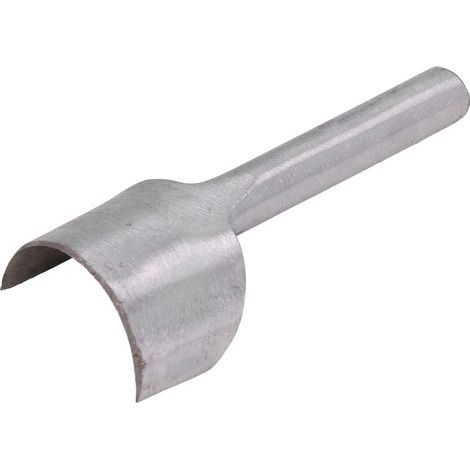 Poinçon demi-rond en acier à outils, en forme d'arc, pour embouts de ceinture DIY pour le travail du cuir et le bricolage, 45 mm