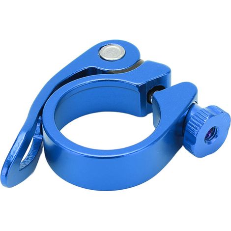 BOLANY Collier de Selle de Vélo de Montagne 31.8mm avec Serrage Rapide - Pince de Tube de Selle Bleu (1/5)