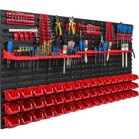 Étagère à outils 156 x 78 cm pour atelier ou garage (1/5)