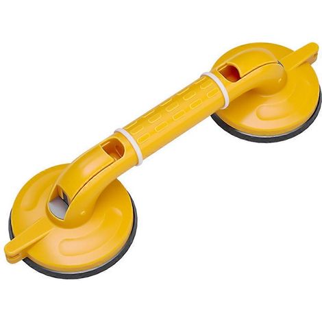 Barre d'appui antidérapante pour baignoire avec poignée, ventouses puissantes pour une stabilité optimale et une prise en main sûre. (1/5)