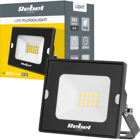 Faretto alogeno a LED da 10W 4000K IP65 Rebel (1/4)