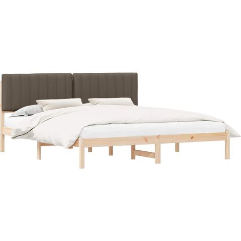 Maison Exclusive - Letto con Testiera Rivestita Talpa 180 x 200 cm (1/5)