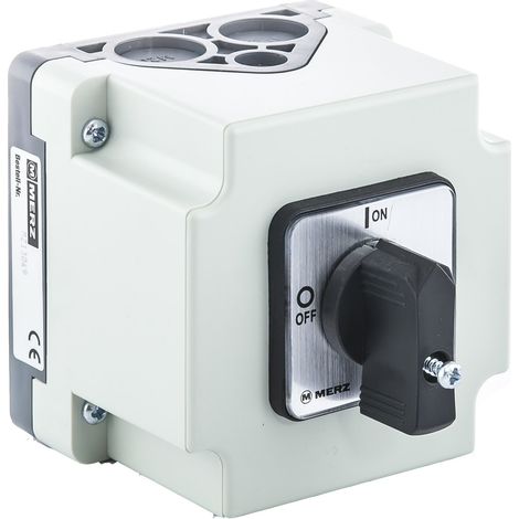 Nockenschalter 0-1 3P 32A IP65 im Gehäuse ML032.3-RG/OB