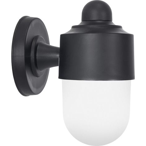 FORLIGHT Alan aplique en negro para bombilla E27 (1/2)