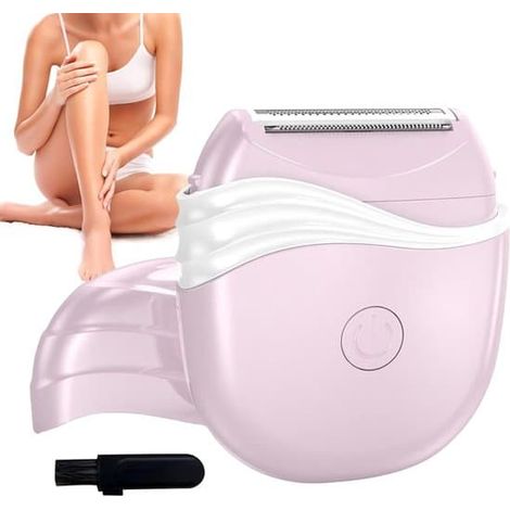 Appareil d'épilation pour femmes (1 unité), 9,1 x 6,6 x 3,3 cm, rose (piles non incluses), pour l'épilation du visage, accessoire de beauté électrique, pour les bras et les jambes. (1/5)