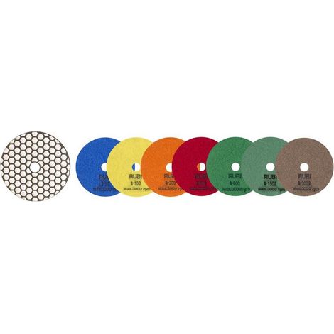 Rubi - Disco Diamante Para Pulir Seco Ø100 Mm - Grano 800 (62974)