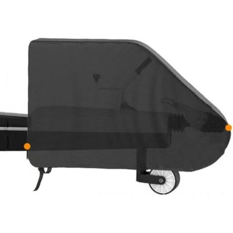 Housse de Timon Caravane PVC, Couvercle de Timon Remorques, Universelle Housse de Protection pour Remorques et Caravanes, Housse de Timon avec Fermeture à clic, Imperméable et Anti-UV (1/5)