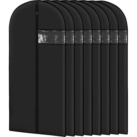 Housse De Vêtements - 43 Pouces - Matière PEVA Épaisse - Fenêtre Transparente PVC - Fermeture Éclair Métallique - Pour Rangement Dans Armoire Et Voyage - Lot De 8 (1/5)
