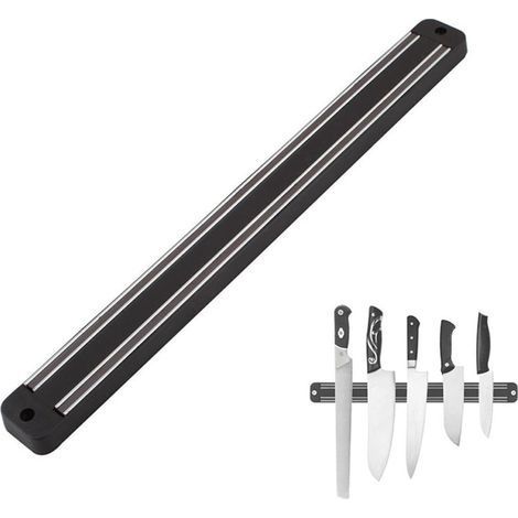 Couteaux Barre Magnétique Aimantée Murale Pour Rangement Cuisine Garage Outils Porte-couteau mural magnétique- (1/5)