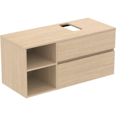 Ideal Standard E3508US WT armoire sous-lavabo Finesse ouverture à droite (1/3)