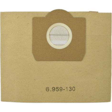 Sac aspirateur Karcher 6.959-130.0 filtre à sac papier pour WD 3 MV 12pcs (1/4)