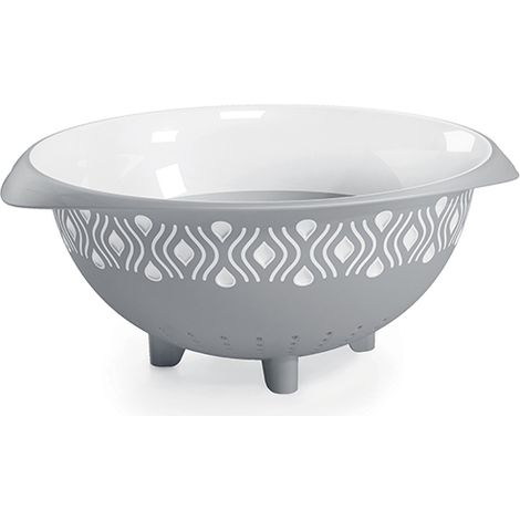 SCOLAPASTA 'TOSCA' grigio/bianco  - STEFANPLAST