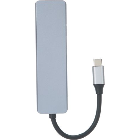 6-in-1 USB-C Hub-Adapter, USB-C-zu-HDMI-Dockingstation, Multiport-Computerzubehör (1/5)