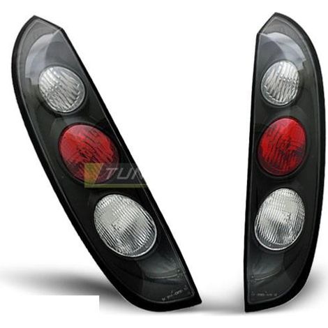 Paire de feux arriere Opel Corsa C 00-06 noir-27336170 (1/2)
