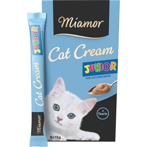 Pâte crème Miamor pour chatons à la taurine, 6 x 15 g