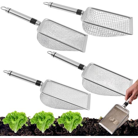 zur Gartenarbeit Edelstahl Maschensieb Handwerkzeug