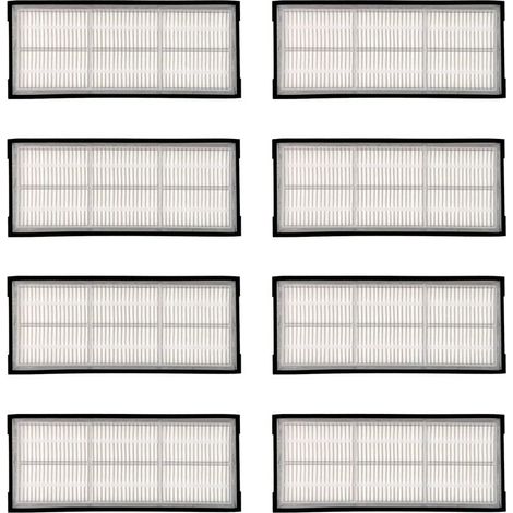 (8 pezzi) Filtro HEPA per Roborock S7 S7+ S7 Maxv S7 Maxv Plus S7 Maxv Ultra T8+, kit di accessori per filtri per aspirapolvere robot, 8 parti di ricambio del filtro (1/5)