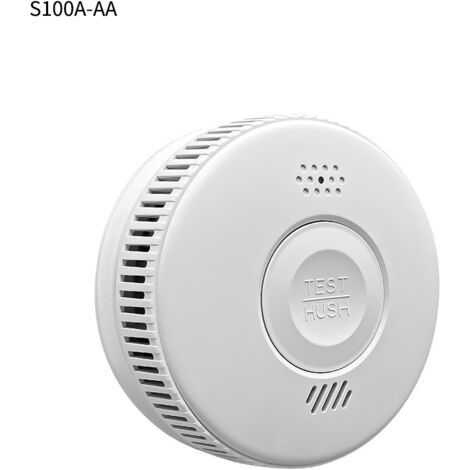 Détecteur de fumée autonome avec capteur d'incendie optique, facile à installer, durée de vie de la batterie de 3 ans, conforme aux normes de l'UE EN14604 pour les alarmes de fumée d'incendie domestiq (1/3)