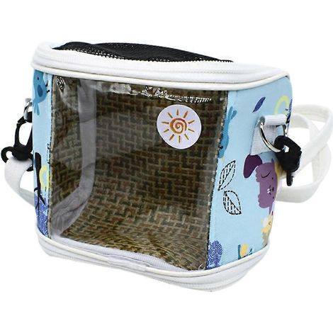Cage de transport pour perroquet avec couvercle en filet, portable, pour petits animaux de compagnie - pour petits animaux de compagnie (1/5)