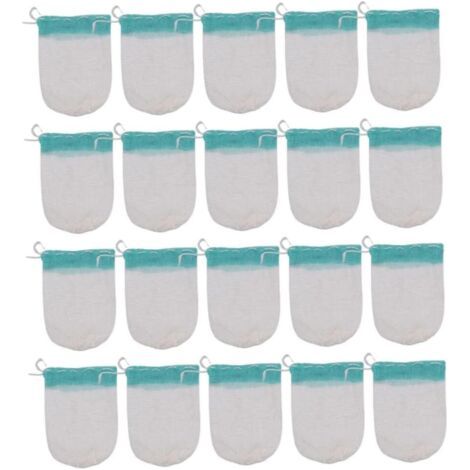 BUNTHAUS Gasmäntel, Universal-Kerosin-Mantles, Lichtabdeckung, Laterne, Camping, Ersatz-Mantles, Grün, 20 Stück (1/5)