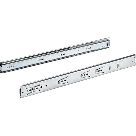 Hettich Kugelvollauszug 500mm lang Schubladenauszug m. Dämpfung verchromt 1 Paar (1/3)