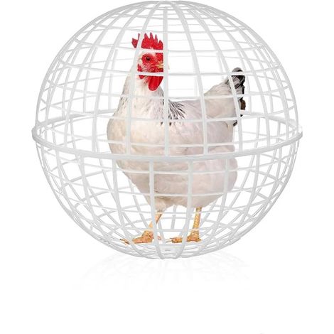 Poulailler en Plastique Mobile en Forme de Boule, Cage à Poules Ronde roulante pour l'extérieur (3 pièces), enclos de Promenade pour Lapins, pour Utilisation à l'extérieur de la Ferme (1/5)