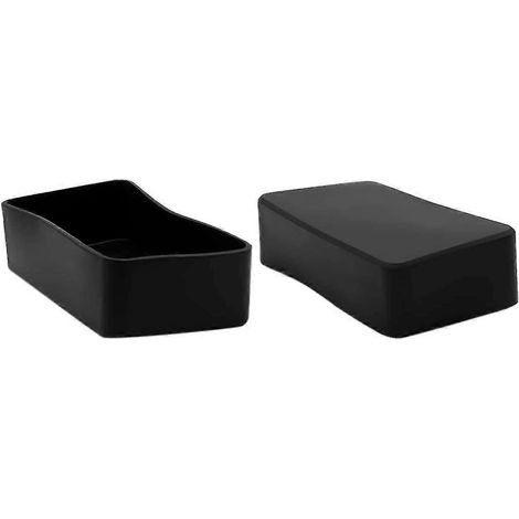Lot de 8 embouts rectangulaires en PVC non marquants pour pieds de chaise, 30 mm x 50 mm (1-3/16 po x 2 po). (1/5)