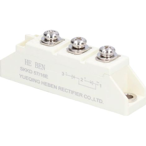 Gleichrichtermodul Hochpräzisions-Brückengleichrichter Netzteilzubehör SKKD57A 1600V