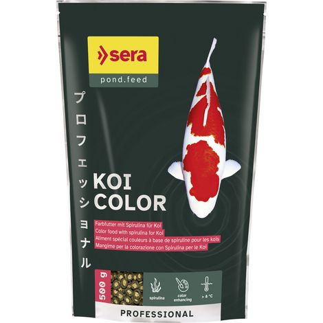 Sera Koifutter Professional Color mit Spirulina 500 g Teichfutter