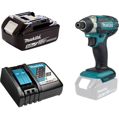 Makita – Visseuse à chocs 18V LXT DTD152RT1 – 1 x 5.0Ah – Couple max 165Nm – Technologie XPT pour environnements difficiles