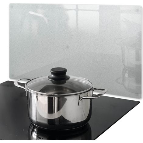Crédence en verre Panneau mural cuisine en verre trempé dépoli protection contre graisse chaleur humidité design élégant 52x30