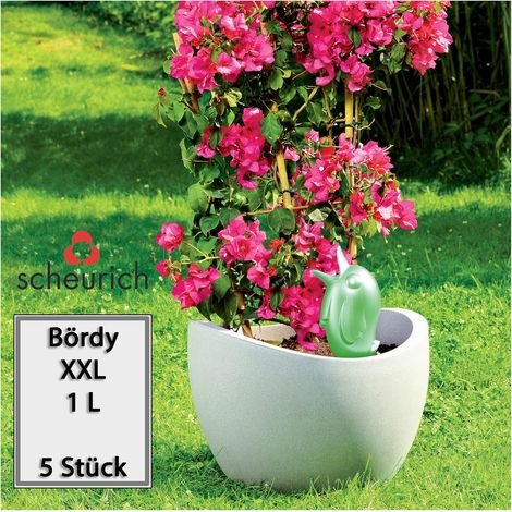 Scheurich Bördy XXL Vert 1000 ml - Lot de 5 globes d'arrosage