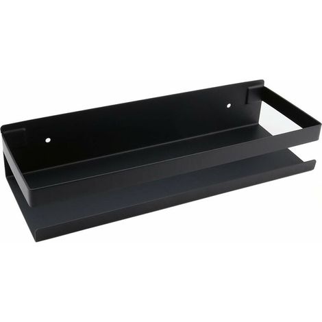 Bathroom Wall Shelf Bathroom Accessories 20-40cm Black Modern Bathroom Shelf for Kitchen Shower Shampoo 30cm