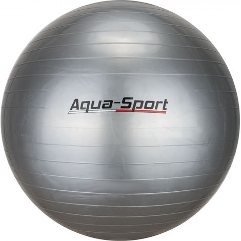 Aqua-Sport Powerstretch Anti-Burst Gymnastikball, Grau, 65 cm, AS0065