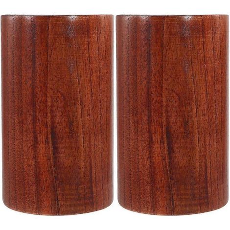 Lot de 2 porte-ustensiles de cuisine en bois, organisateur de baguettes, cuillères et récipient pour baguettes. (1/4)